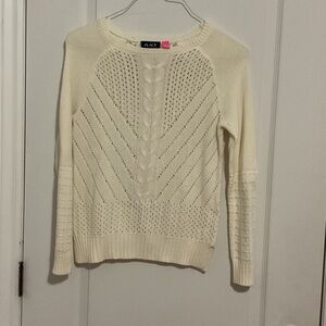 Kid’s Ivory Knit Sweater